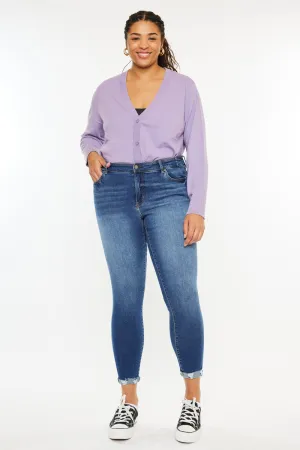 Kali Mid Rise Ankle Skinny Jeans (Plus Size)
