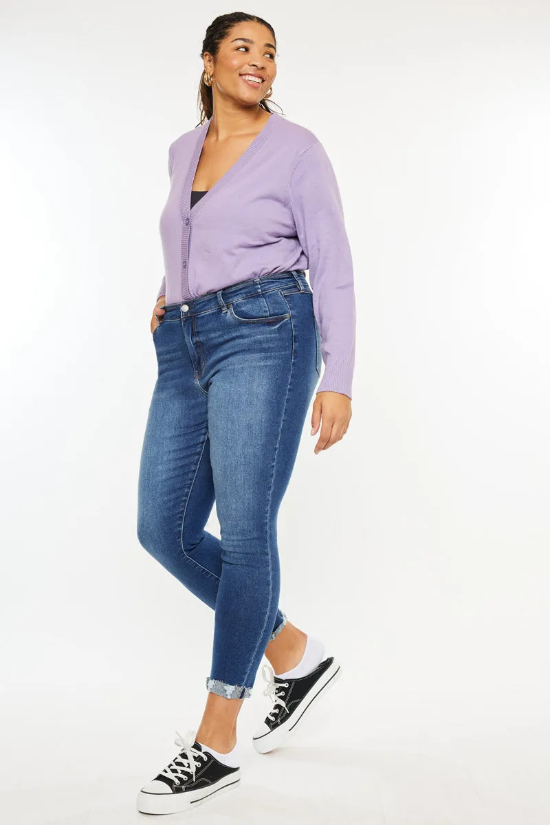 Kali Mid Rise Ankle Skinny Jeans (Plus Size)