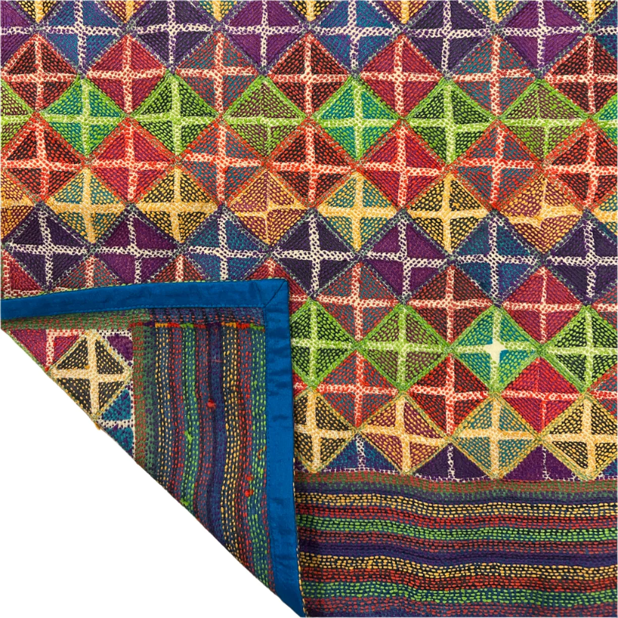 Kantha Stitched Warm Prantik Scarf India