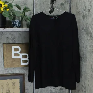 Karen Scott Plus Size Cable Knit Pullover Sweater