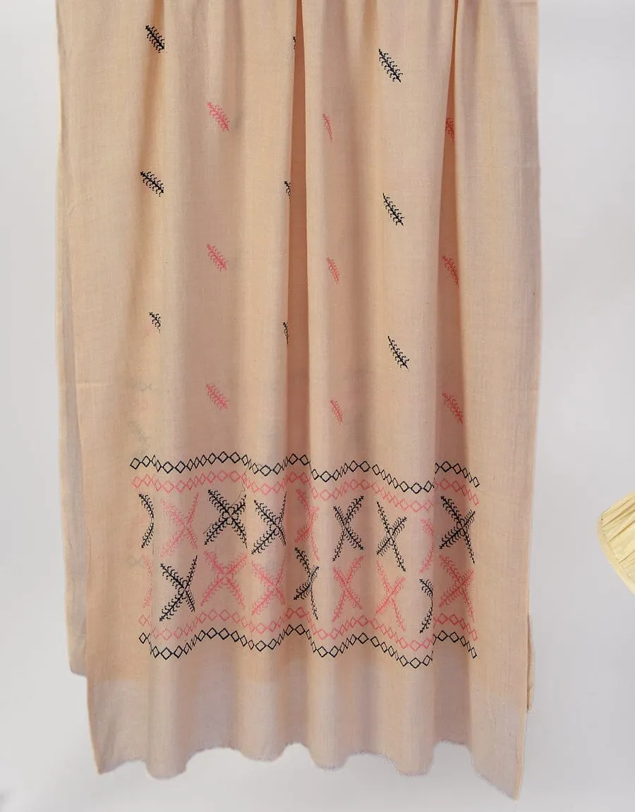 KHAS STORES - Embroidery SHAWL S-002
