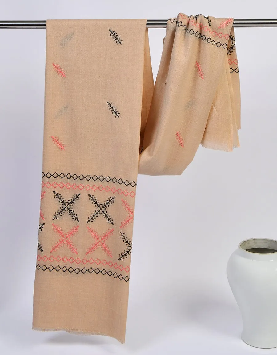 KHAS STORES - Embroidery SHAWL S-002