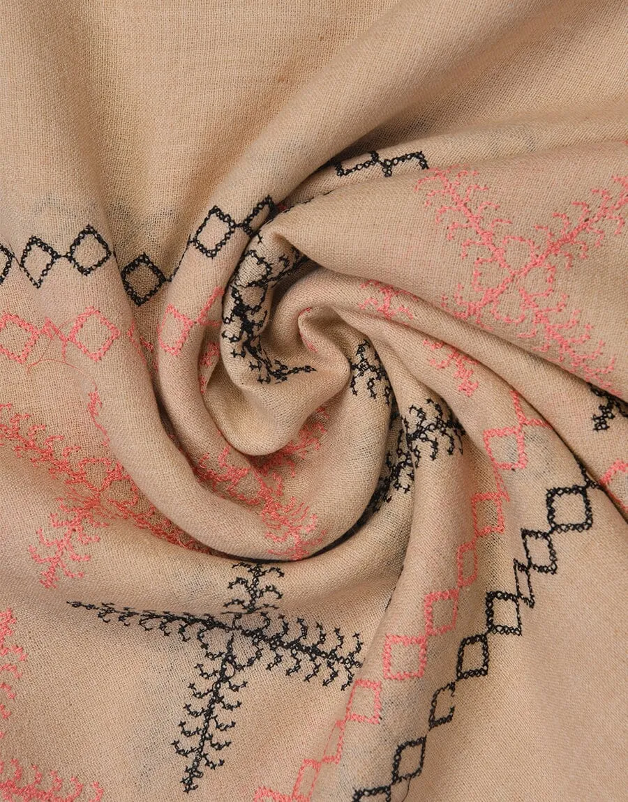KHAS STORES - Embroidery SHAWL S-002