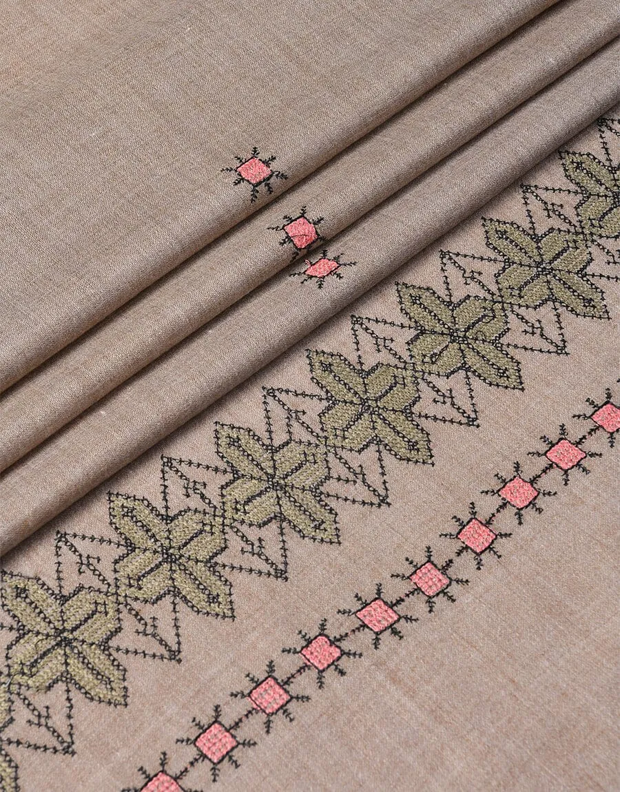 KHAS STORES - Embroidery SHAWL S-007