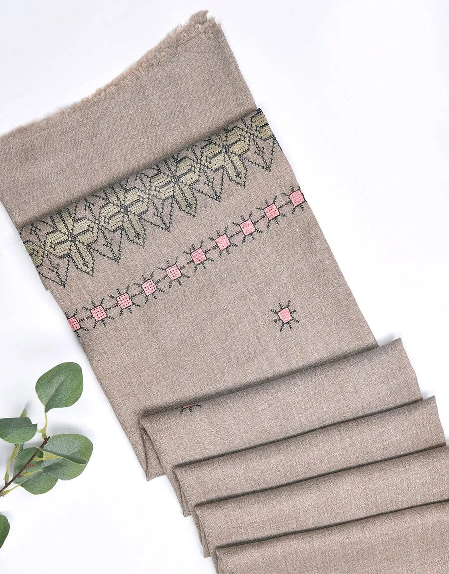 KHAS STORES - Embroidery SHAWL S-007