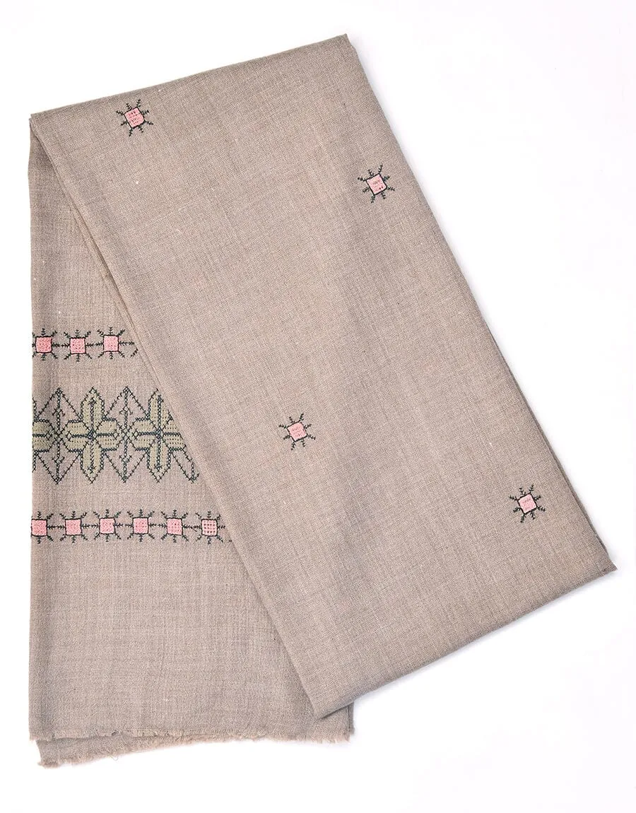 KHAS STORES - Embroidery SHAWL S-007