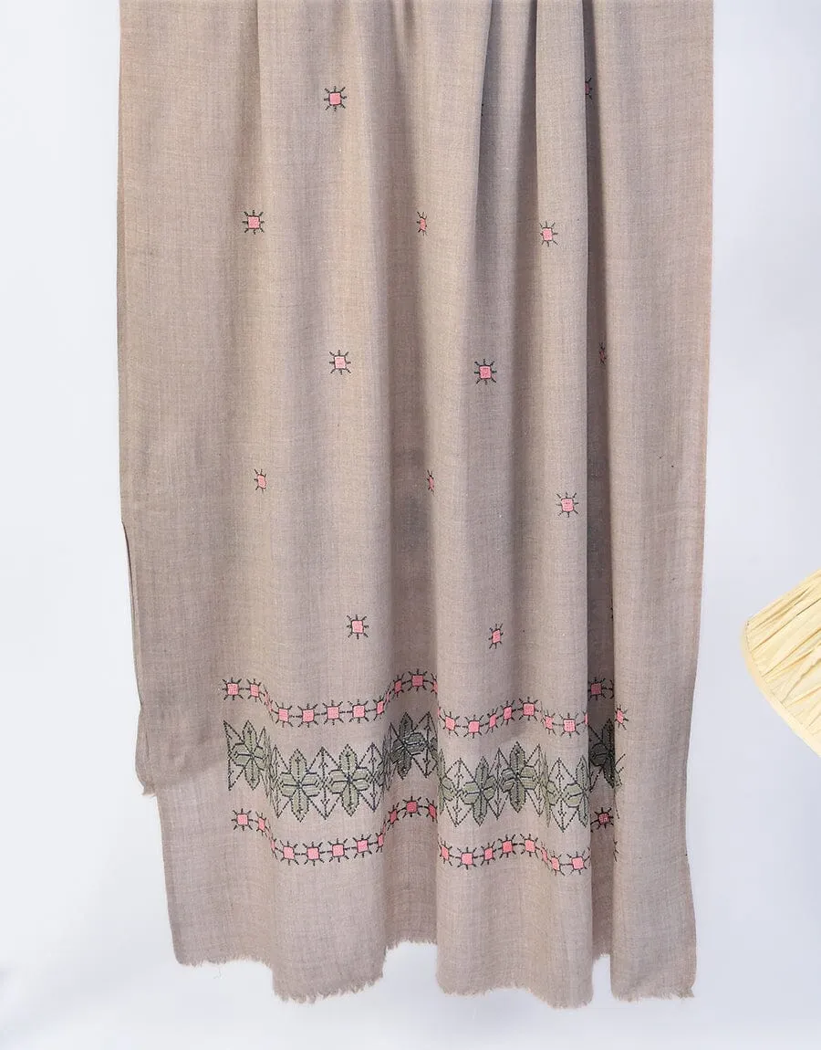 KHAS STORES - Embroidery SHAWL S-007