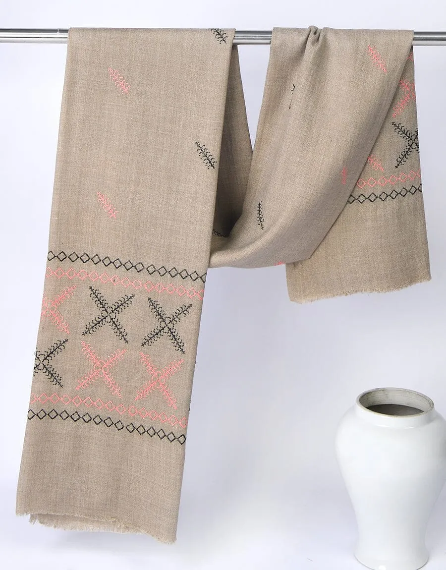 KHAS STORES - SHAWL EMBROIDERY-19