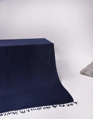 KHAS STORES - WOOL SHAWL-Blue