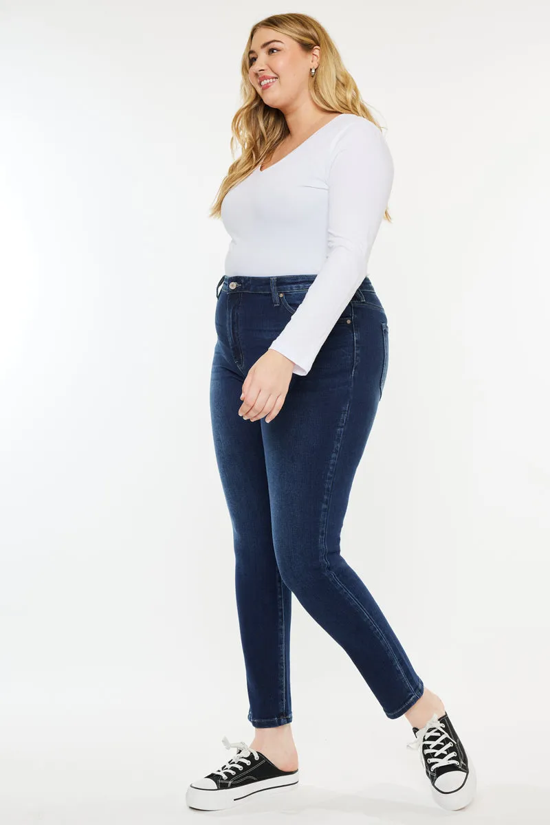 Klarissa  High Rise Super Skinny Jeans  (Plus Size)
