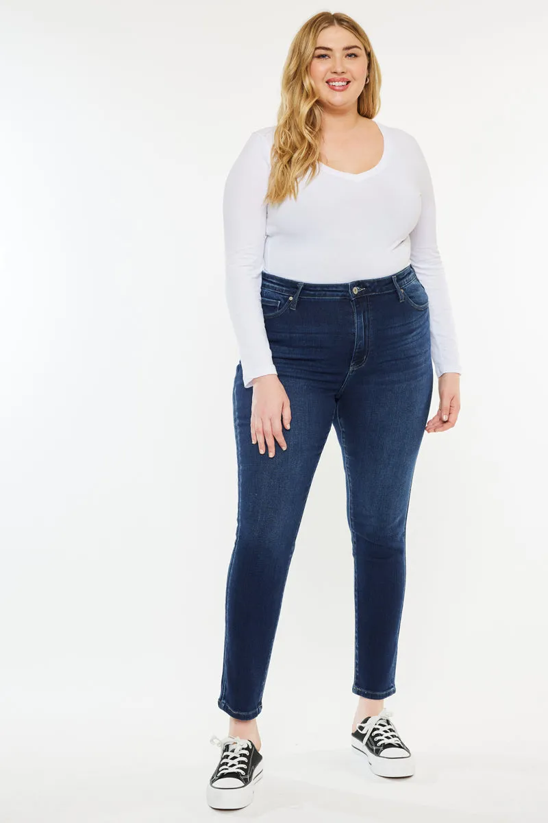 Klarissa  High Rise Super Skinny Jeans  (Plus Size)