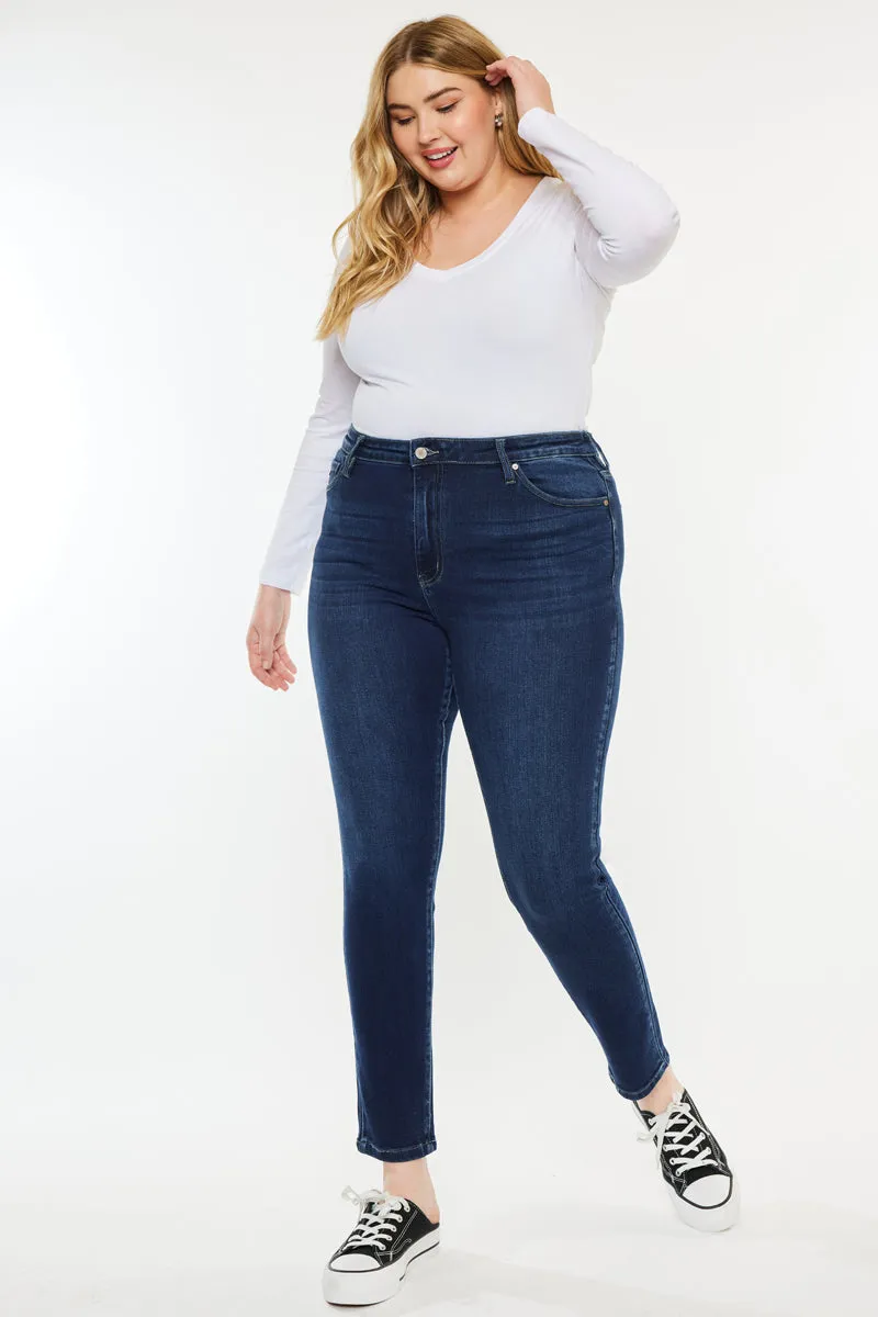 Klarissa  High Rise Super Skinny Jeans  (Plus Size)