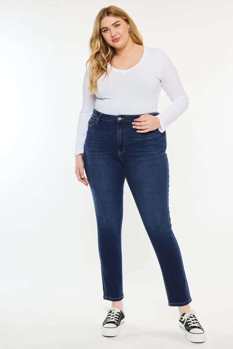 Klarissa  High Rise Super Skinny Jeans  (Plus Size)