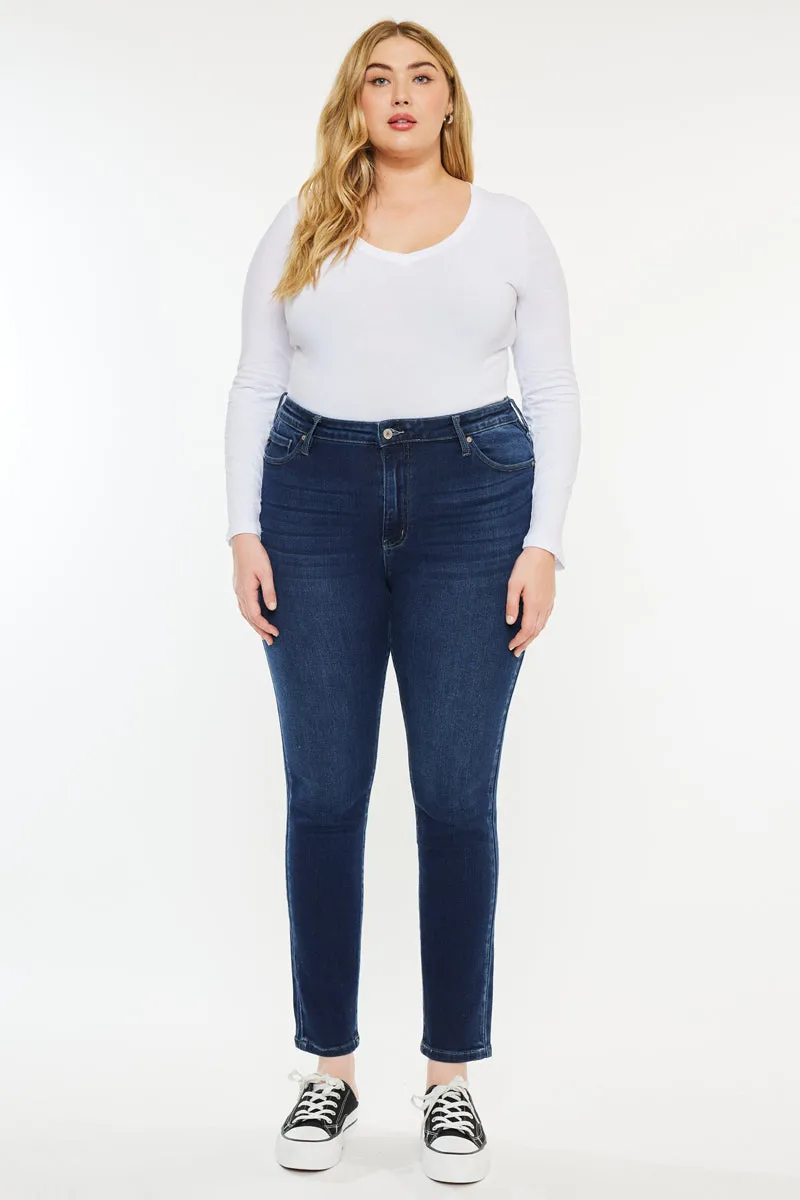 Klarissa  High Rise Super Skinny Jeans  (Plus Size)