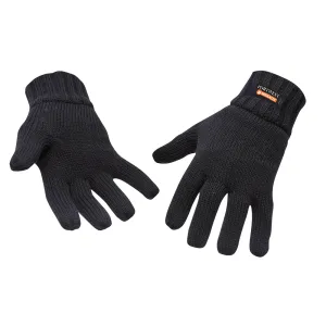 Knit Glove Insulatex Lined - GL13 Unisex Outdoor Winter Wear Black