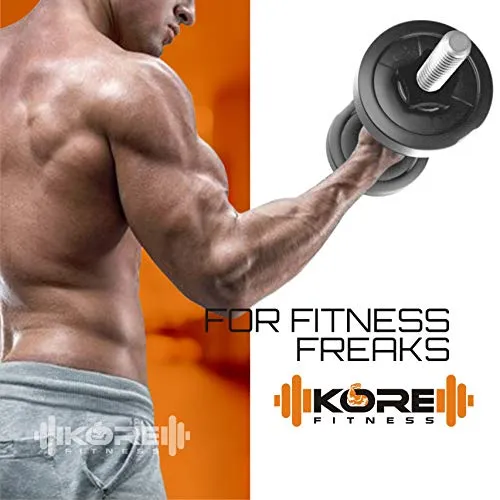 Kore K-P-DM-4kg-Combo 16 Dumbbells Set, 1 kg x 4