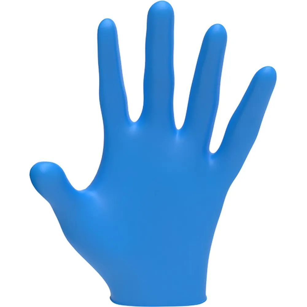 L3VEL3 Nitrile Blue Gloves - SMALL / 100 Pack - 3.8 mil Thickness