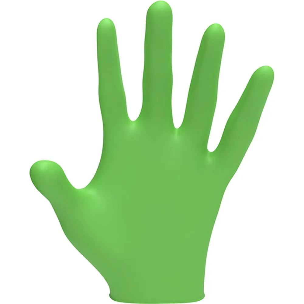 L3VEL3 Nitrile Lime Gloves - SMALL / 100 Pack - 3.5 mil Thickness