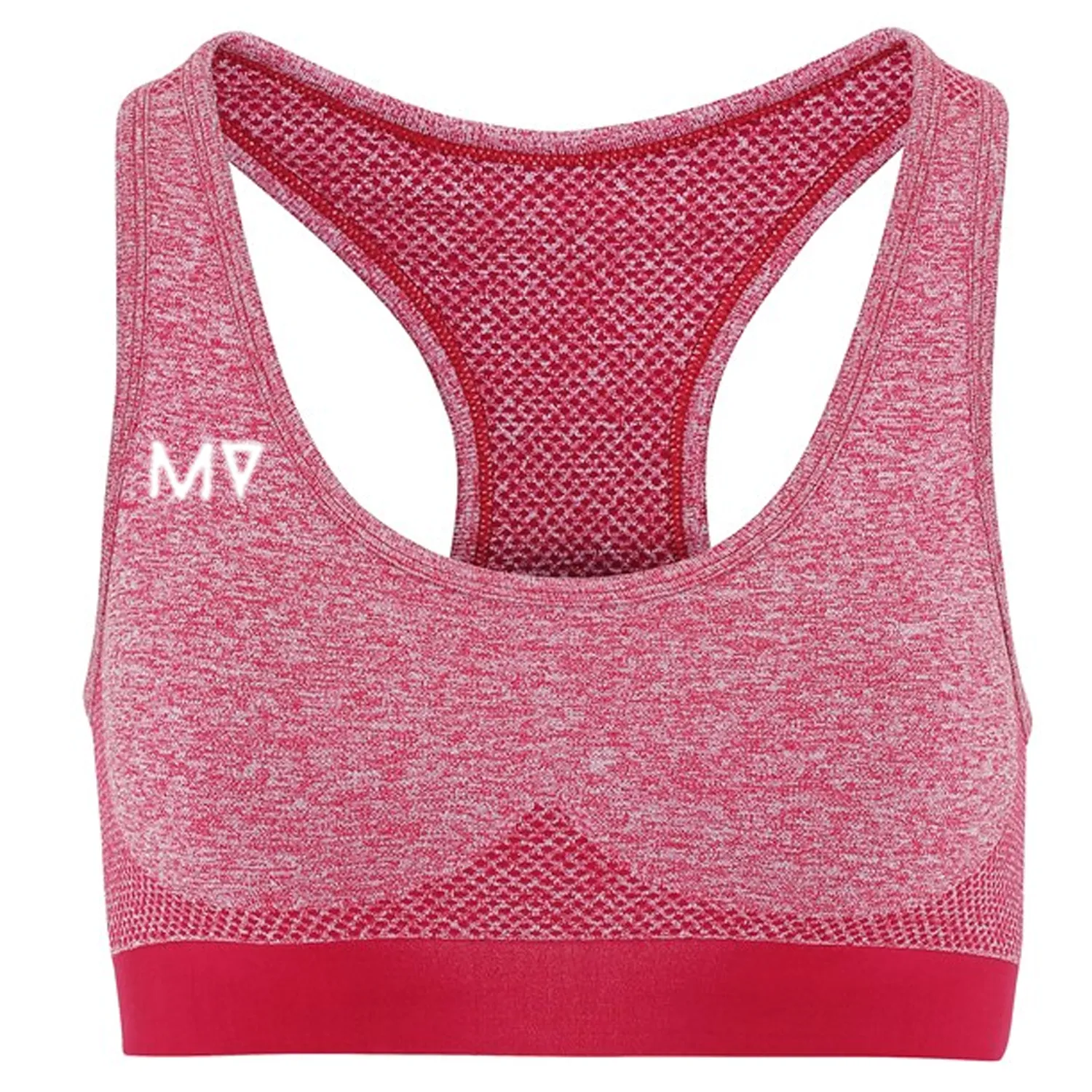 Ladies MV seamless '3D fit' multi-sport sculpt bra - Burgundy