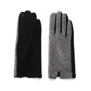 Ladies Tweed Glove Black