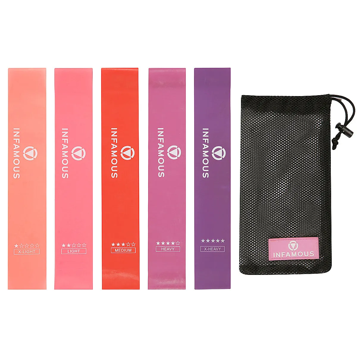 Latex Booty Bands 5pk