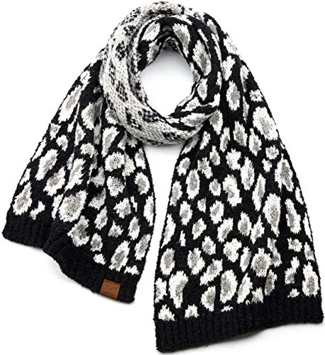 Leopard Print Scarf by Funky Junque