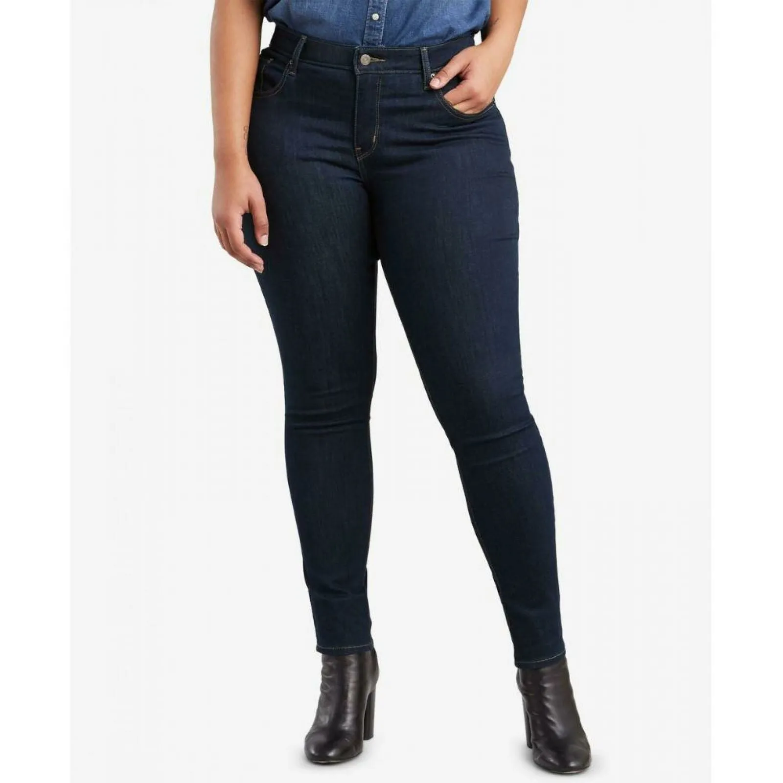 Levi's Plus Size Mid Rise 711 Skinny Jeans