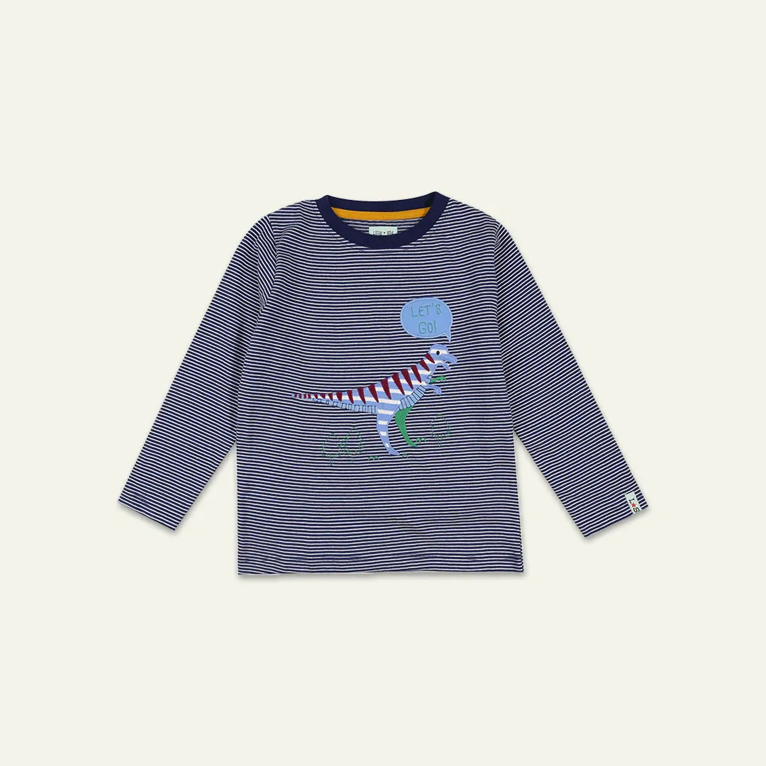 Lilly and Sid Organic Collection Dino Applique Top (2-6yrs)