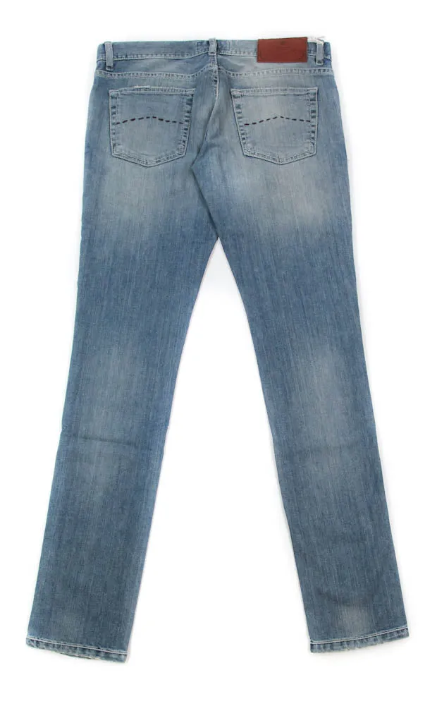 Luigi Borrelli Denim Blue Jeans - Super Slim - 32 US / 48 EU