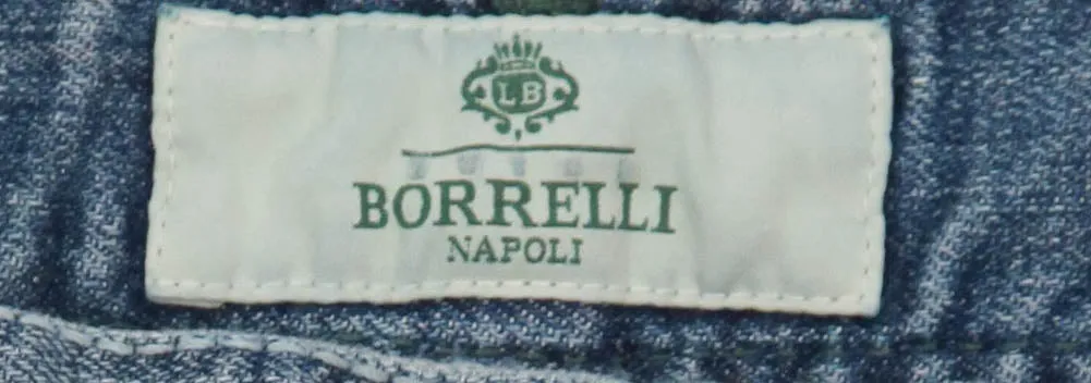 Luigi Borrelli Denim Blue Jeans - Super Slim - 32 US / 48 EU