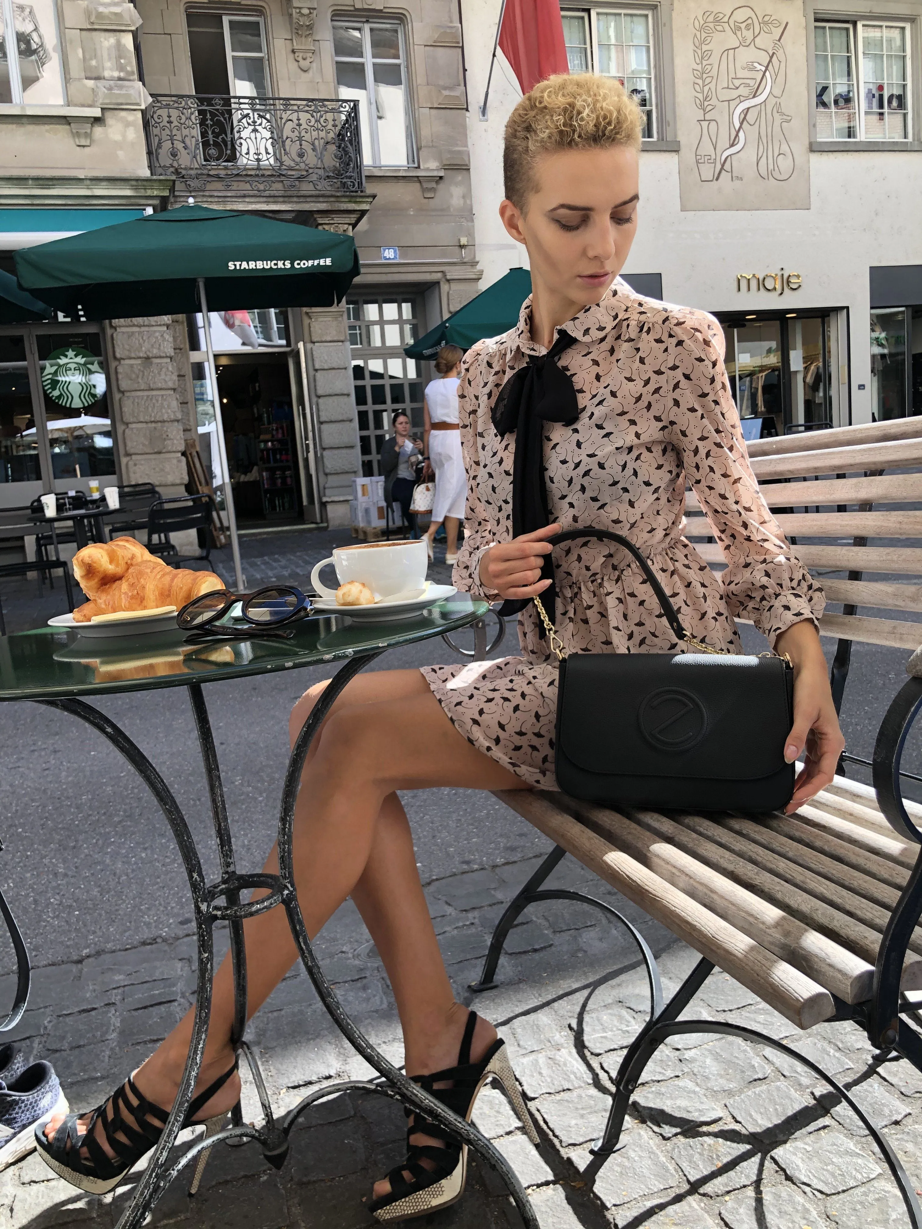 Luna Shoulder Bag Black