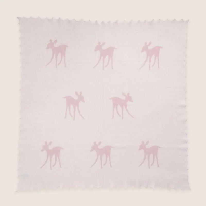 Luxury Baby Fawn Pink Gift Set, Luxury Baby Shawl And Baby Clothing Set By  G.H.Hurt & Son, Baby's First Clothing Set
