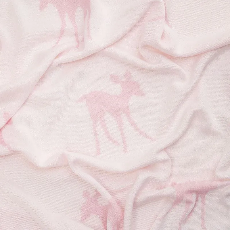 Luxury Baby Fawn Pink Gift Set, Luxury Baby Shawl And Baby Clothing Set By  G.H.Hurt & Son, Baby's First Clothing Set