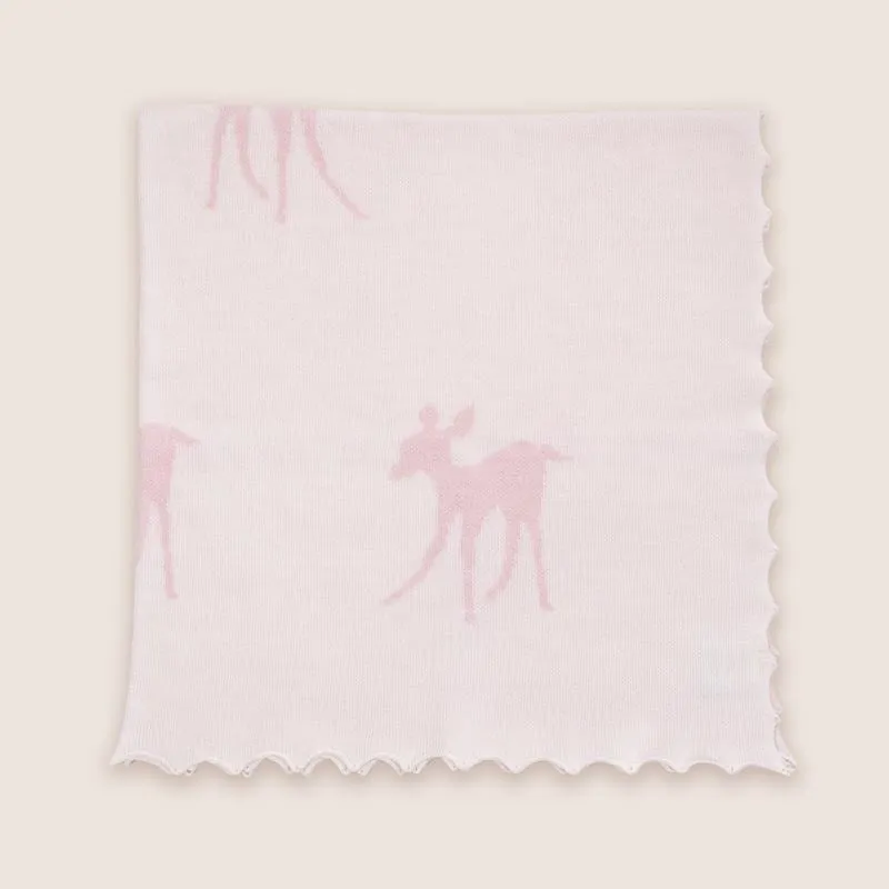 Luxury Baby Fawn Pink Gift Set, Luxury Baby Shawl And Baby Clothing Set By  G.H.Hurt & Son, Baby's First Clothing Set