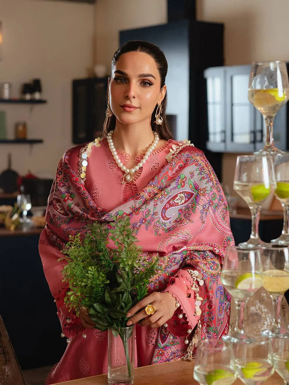 Mahnur Khaddar Silk Wool Shawls
