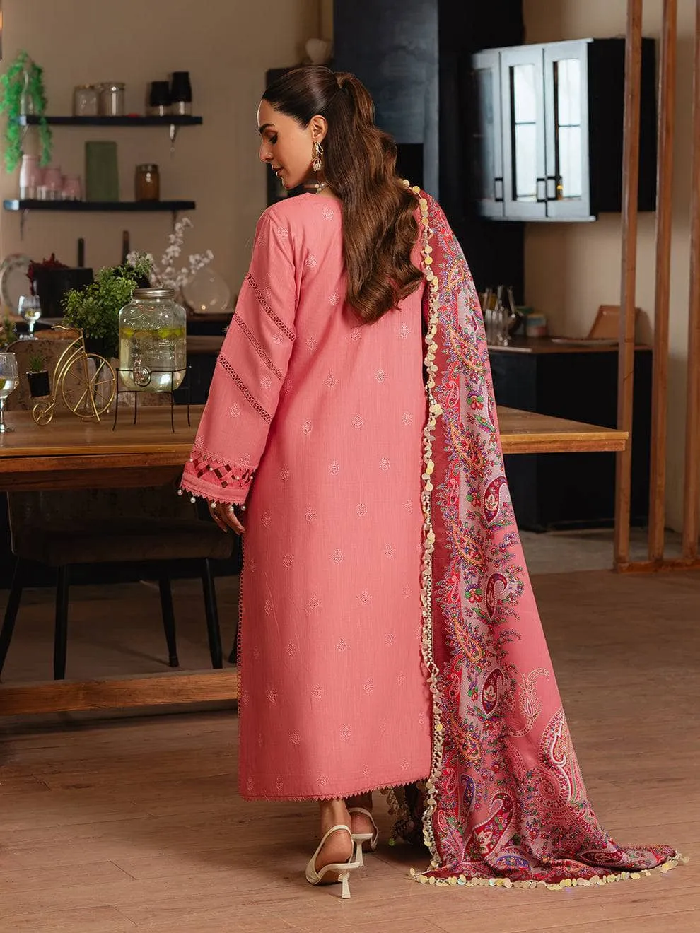 Mahnur Khaddar Silk Wool Shawls