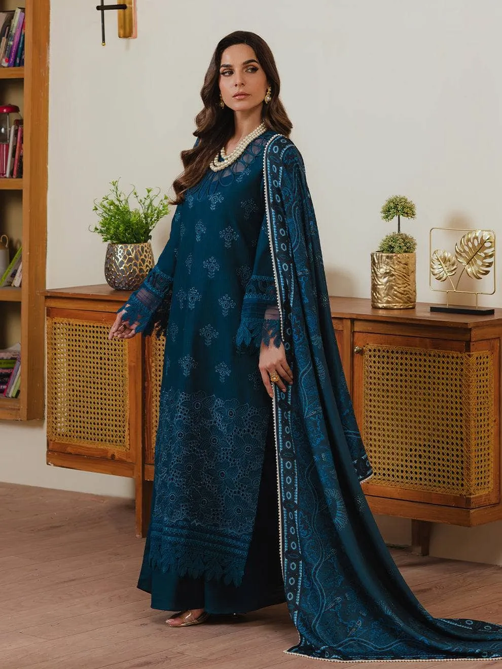 Mahnur Khaddar Silk Wool Shawls