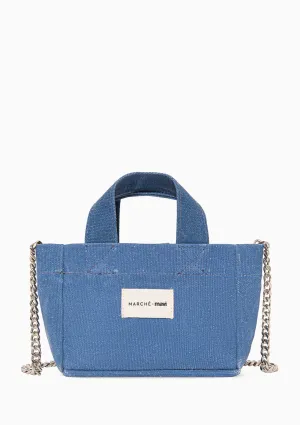 Marche X Mavi Chain Strap Blue Bag