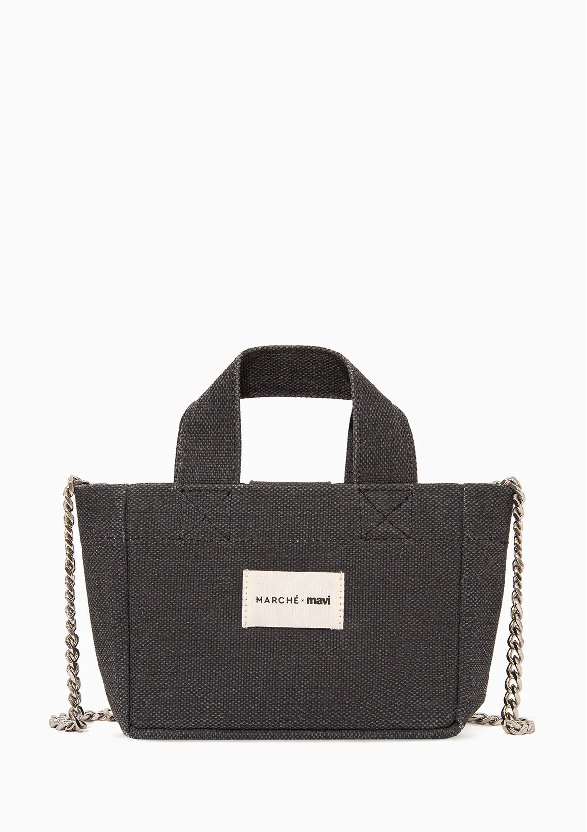 Marche X Mavi Chain Strap Grey Bag