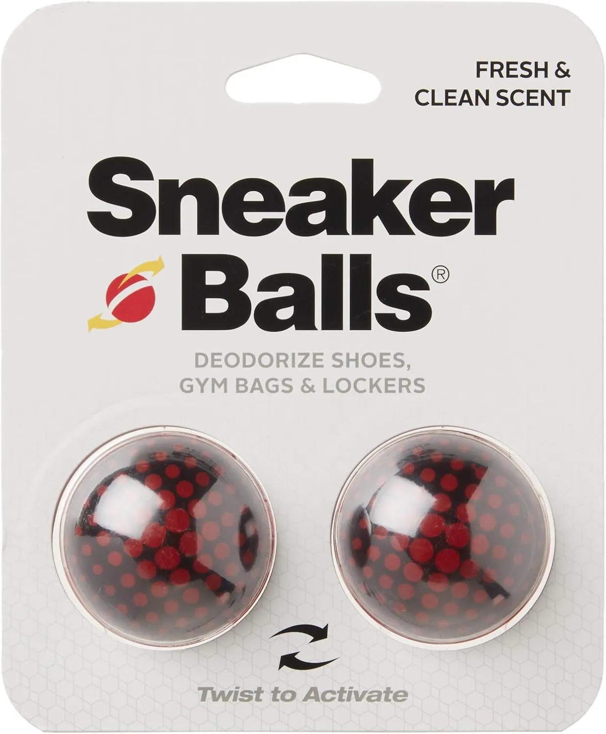 Matrix Sof Sole Shoe Eliminator & Remover, 3Pk-Fresh, Clean Scent Blocks Odors-Twist-To-Activate, Colorful Designs, 6 Pack