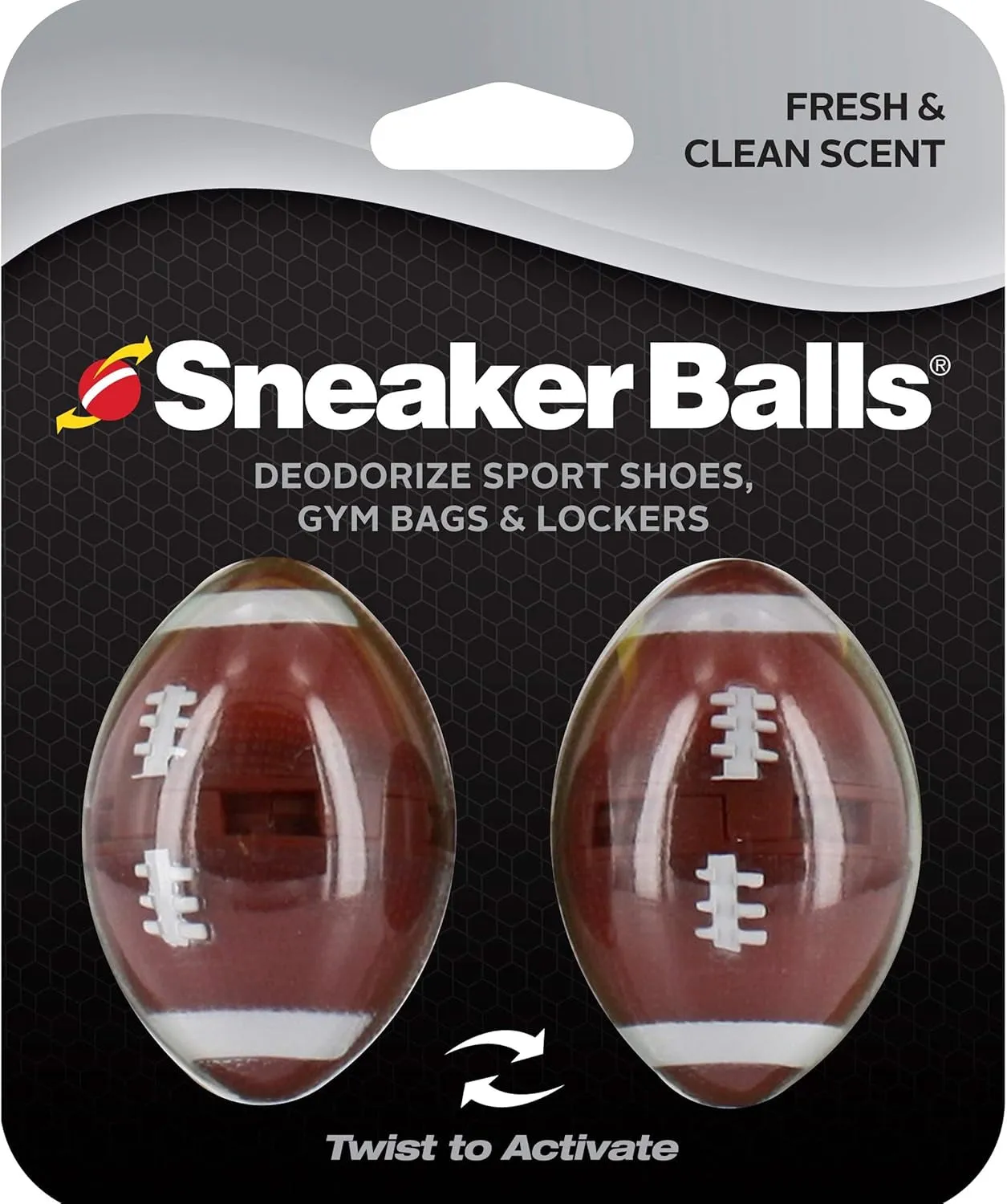 Matrix Sof Sole Shoe Eliminator & Remover, 3Pk-Fresh, Clean Scent Blocks Odors-Twist-To-Activate, Colorful Designs, 6 Pack