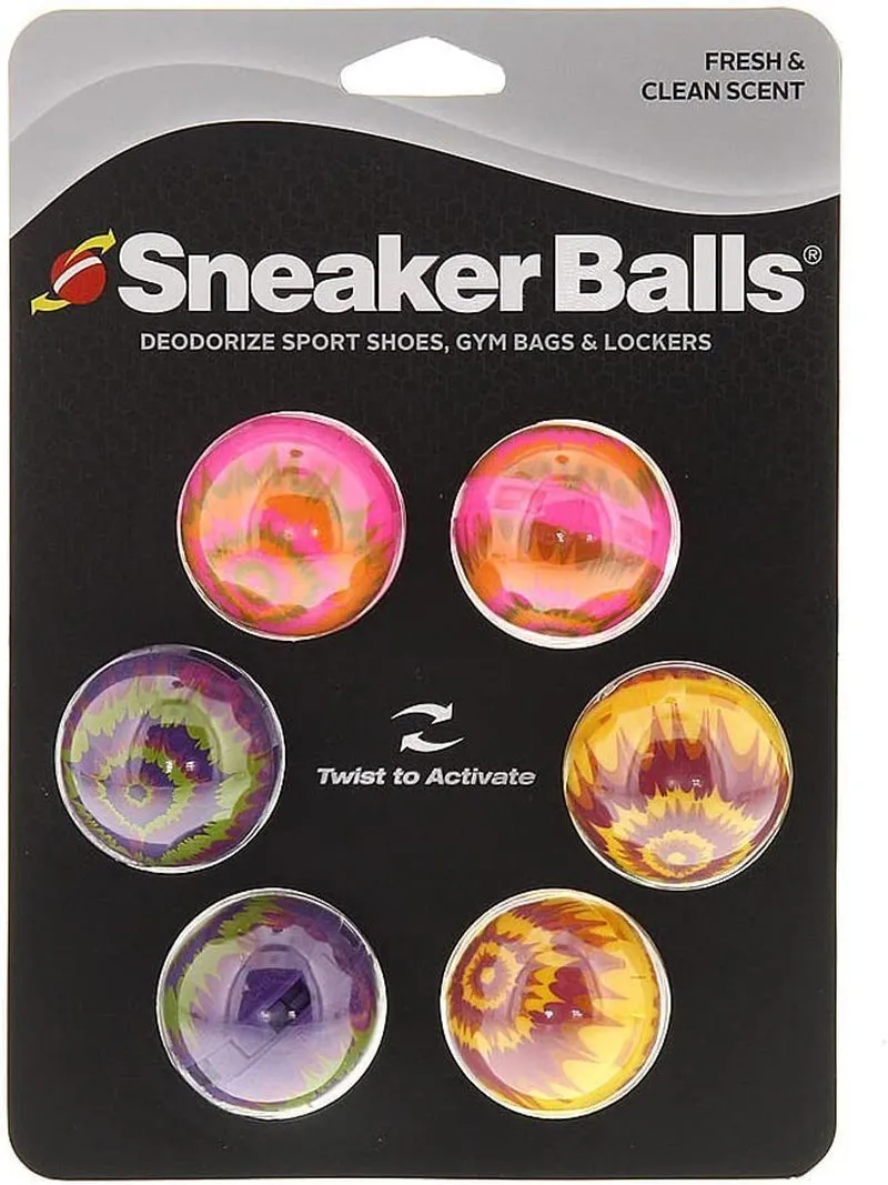 Matrix Sof Sole Shoe Eliminator & Remover, 3Pk-Fresh, Clean Scent Blocks Odors-Twist-To-Activate, Colorful Designs, 6 Pack