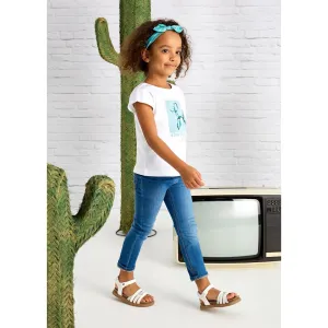 Mayoral Girls Denim Jeggings 548 Mid Denim Ss25