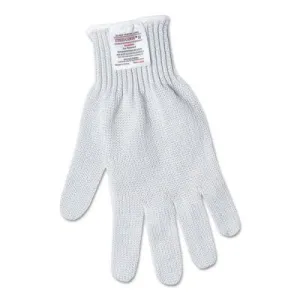 MCR Safety String Gloves, Medium, Knit-Wrist, Stainless Steel/Nylon, 9350M