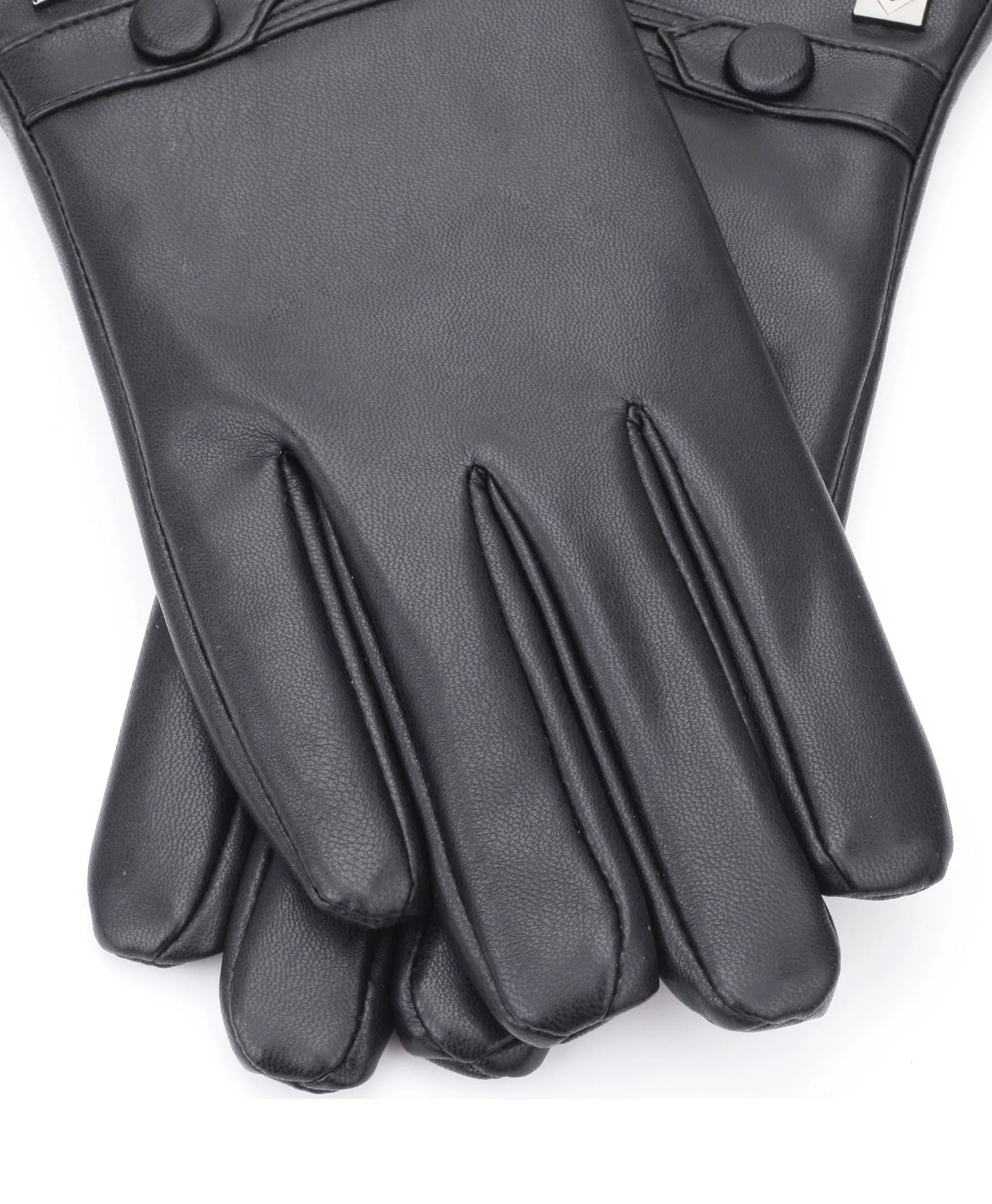 Men's Button Touchscreen Lined  Winter Gloves