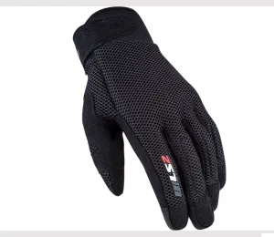 Men's LS2 'Cool Textile' Gloves - Black