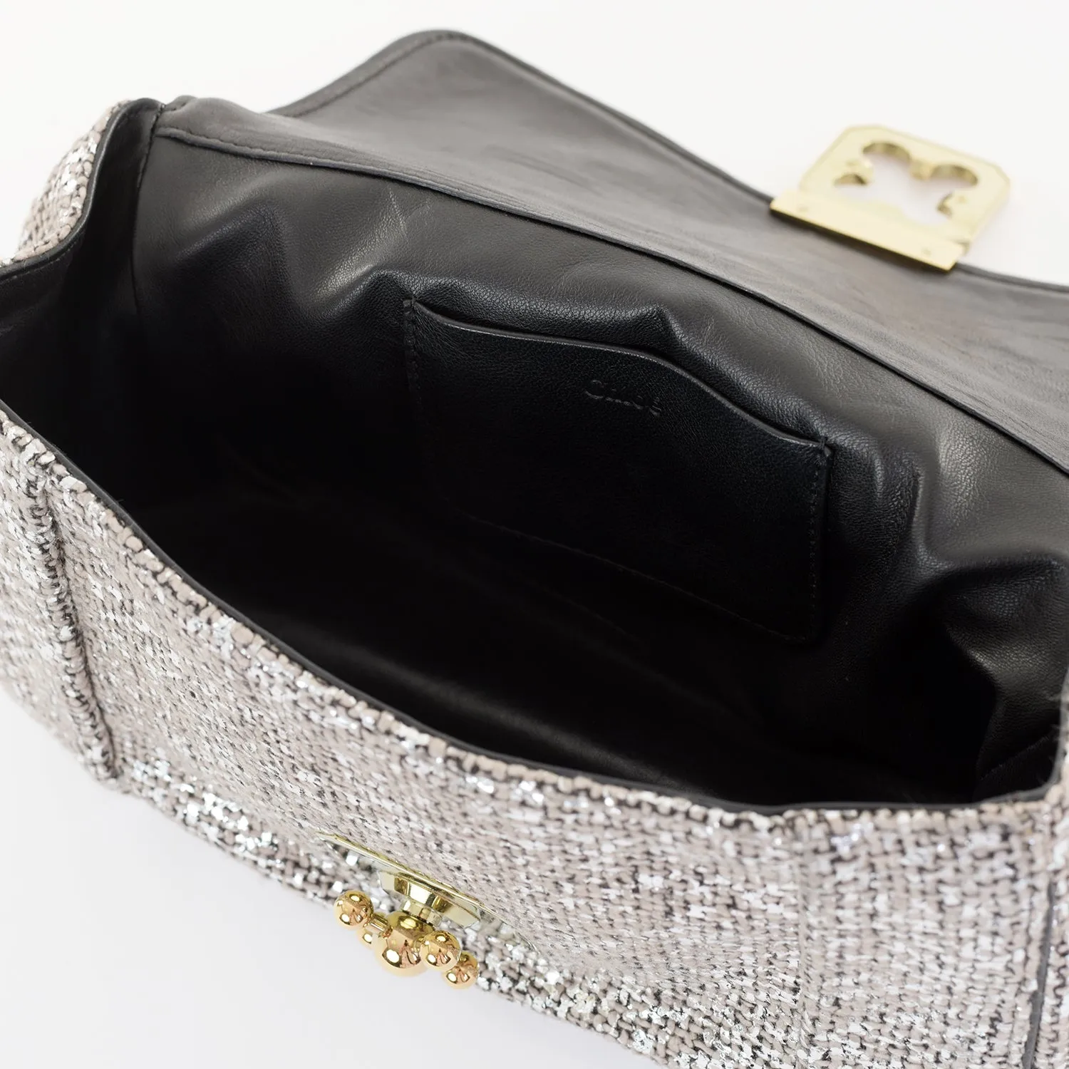 Metallic Woven Elsie Bag