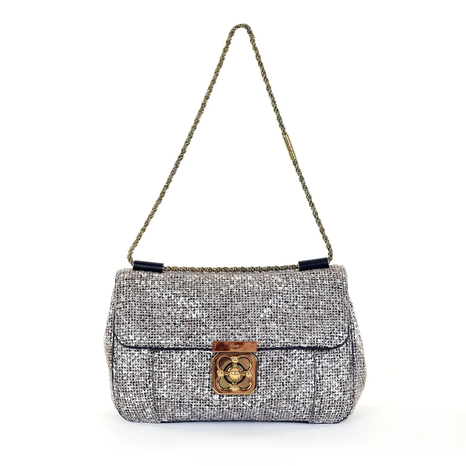 Metallic Woven Elsie Bag