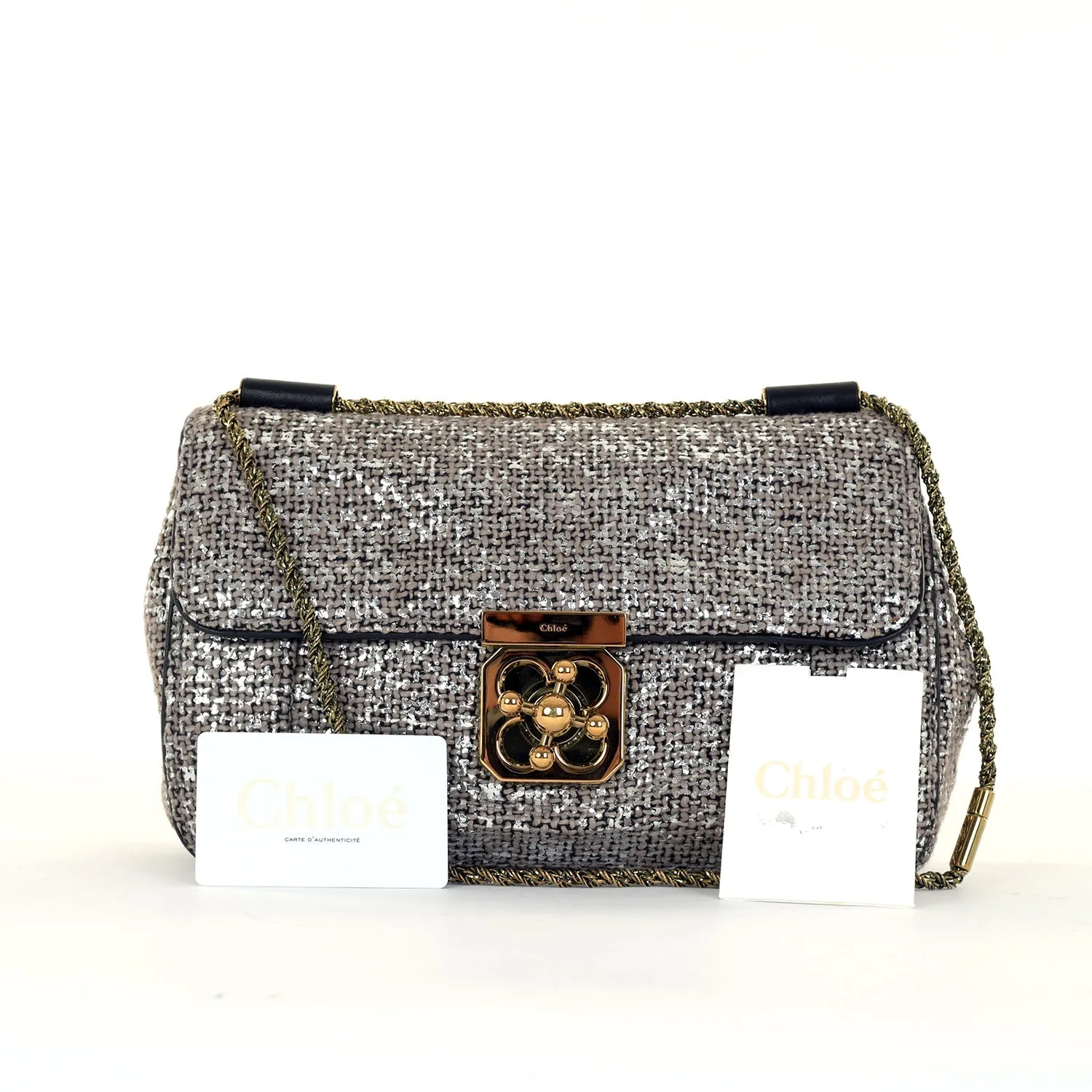 Metallic Woven Elsie Bag