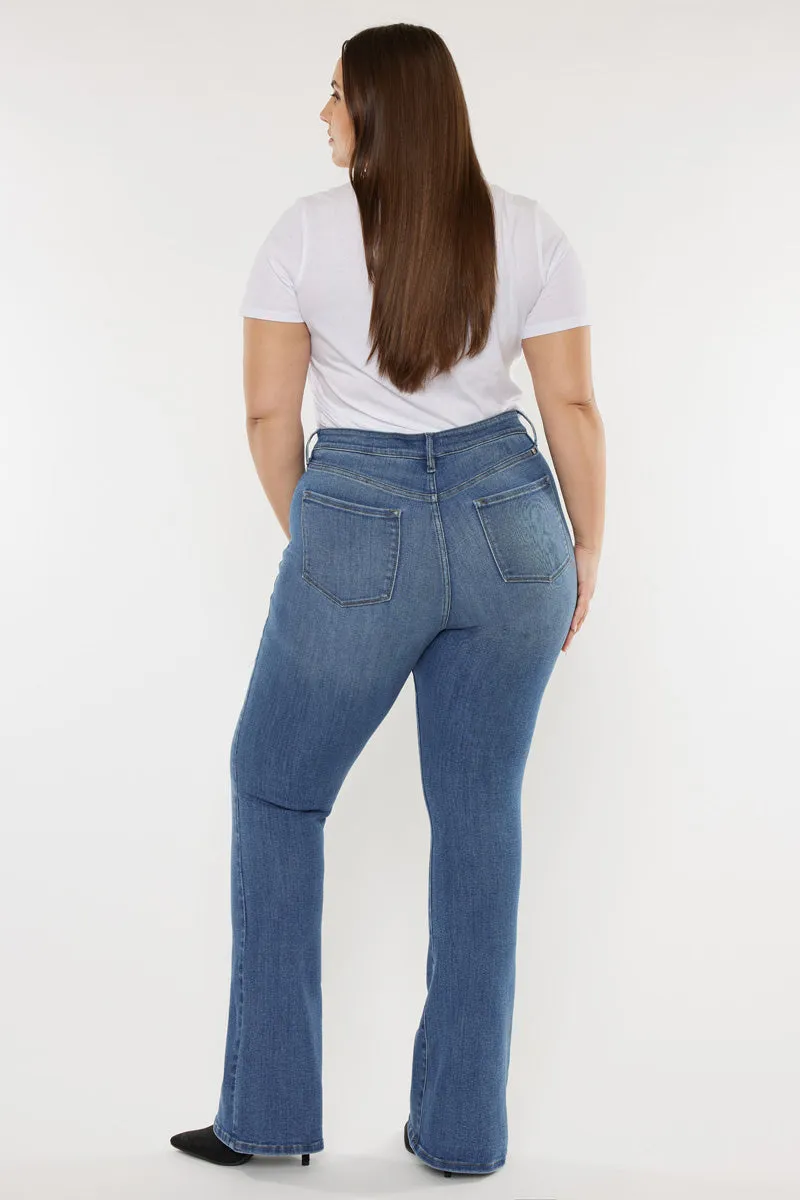 Mikali High Rise Bootcut Jeans (Plus Size)